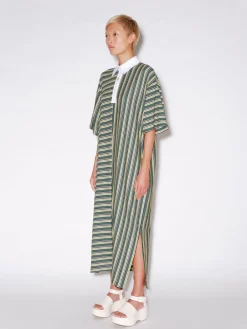 SHORT SLEEVE RUGBY MAXI DRESS