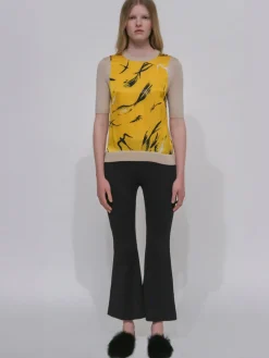 SILK INSET T-SHIRT