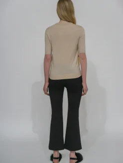 SILK INSET T-SHIRT