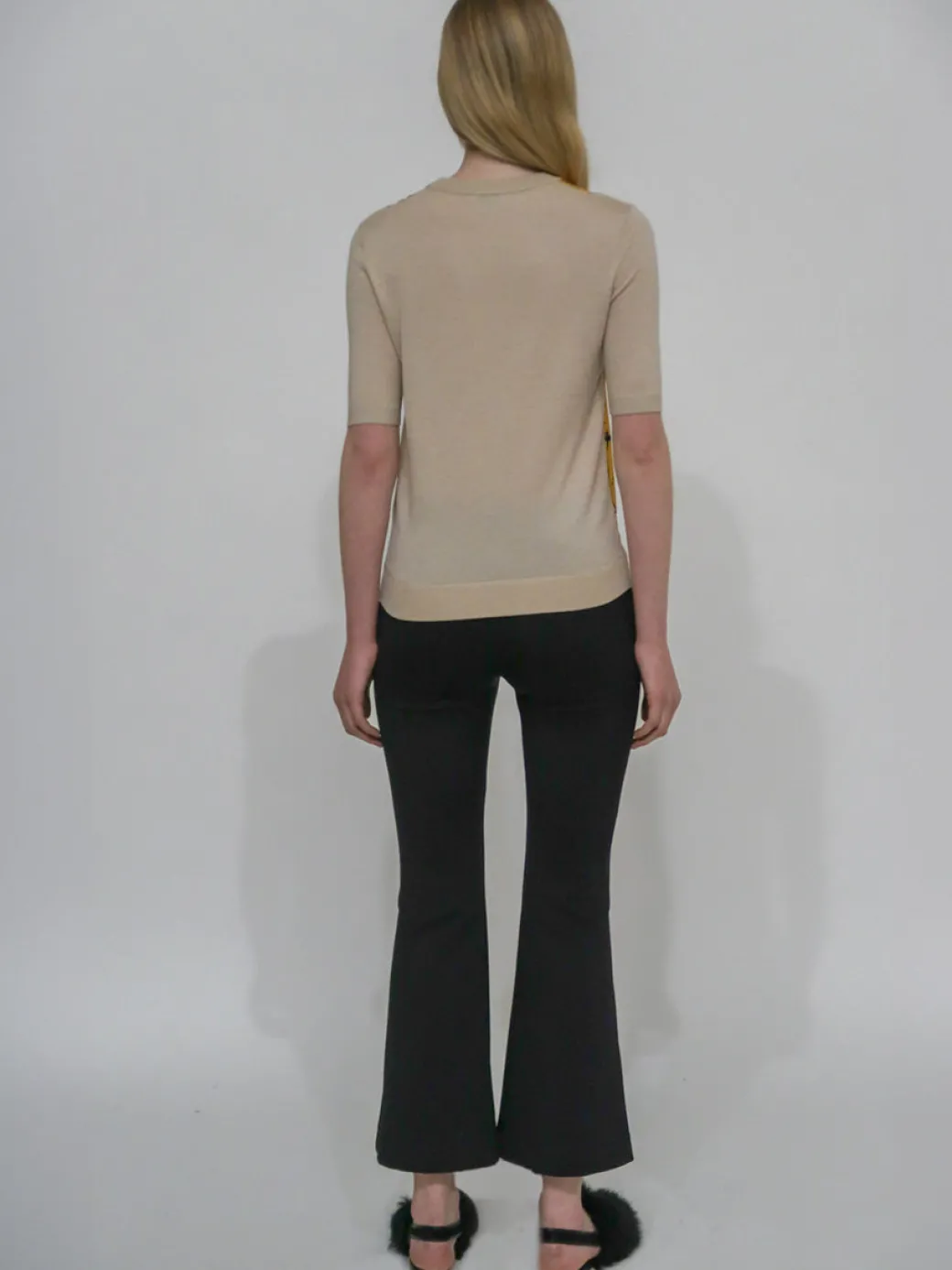SILK INSET T-SHIRT