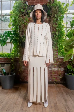 SLASH PANEL PULLOVER