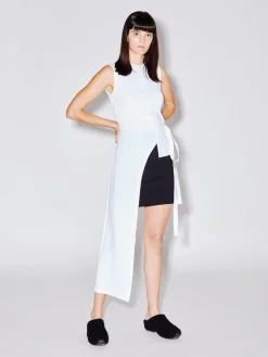 Sleeveless Split Apron T-Shirt