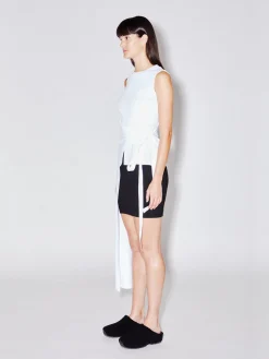 Sleeveless Split Apron T-Shirt