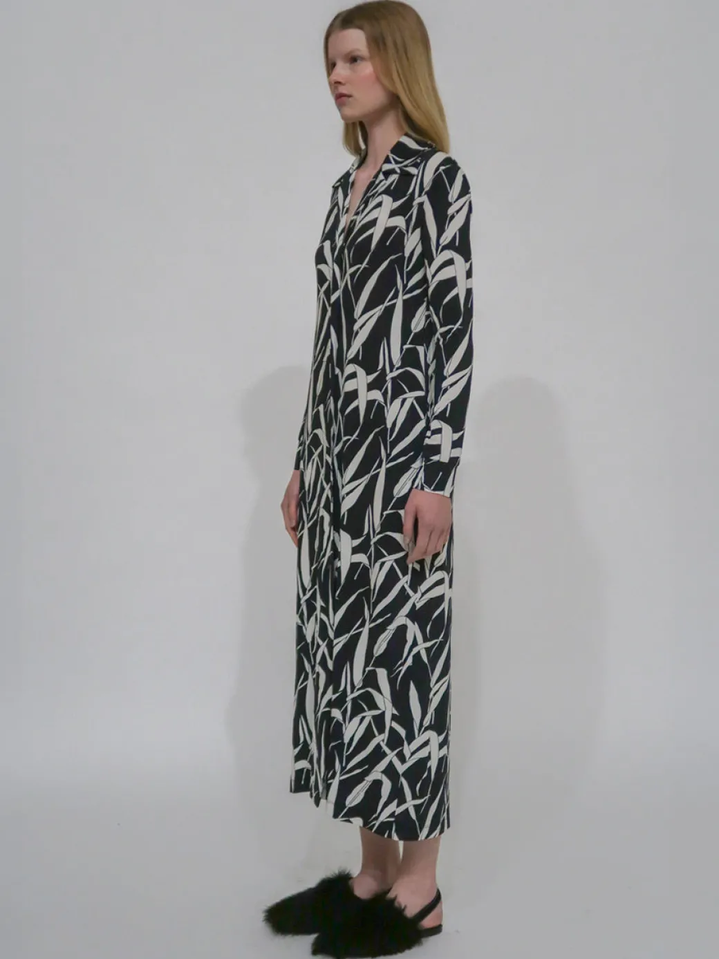 SLIM JERSEY SHIRTDRESS