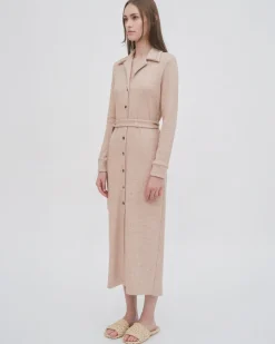 SLIM JERSEY SHIRTDRESS