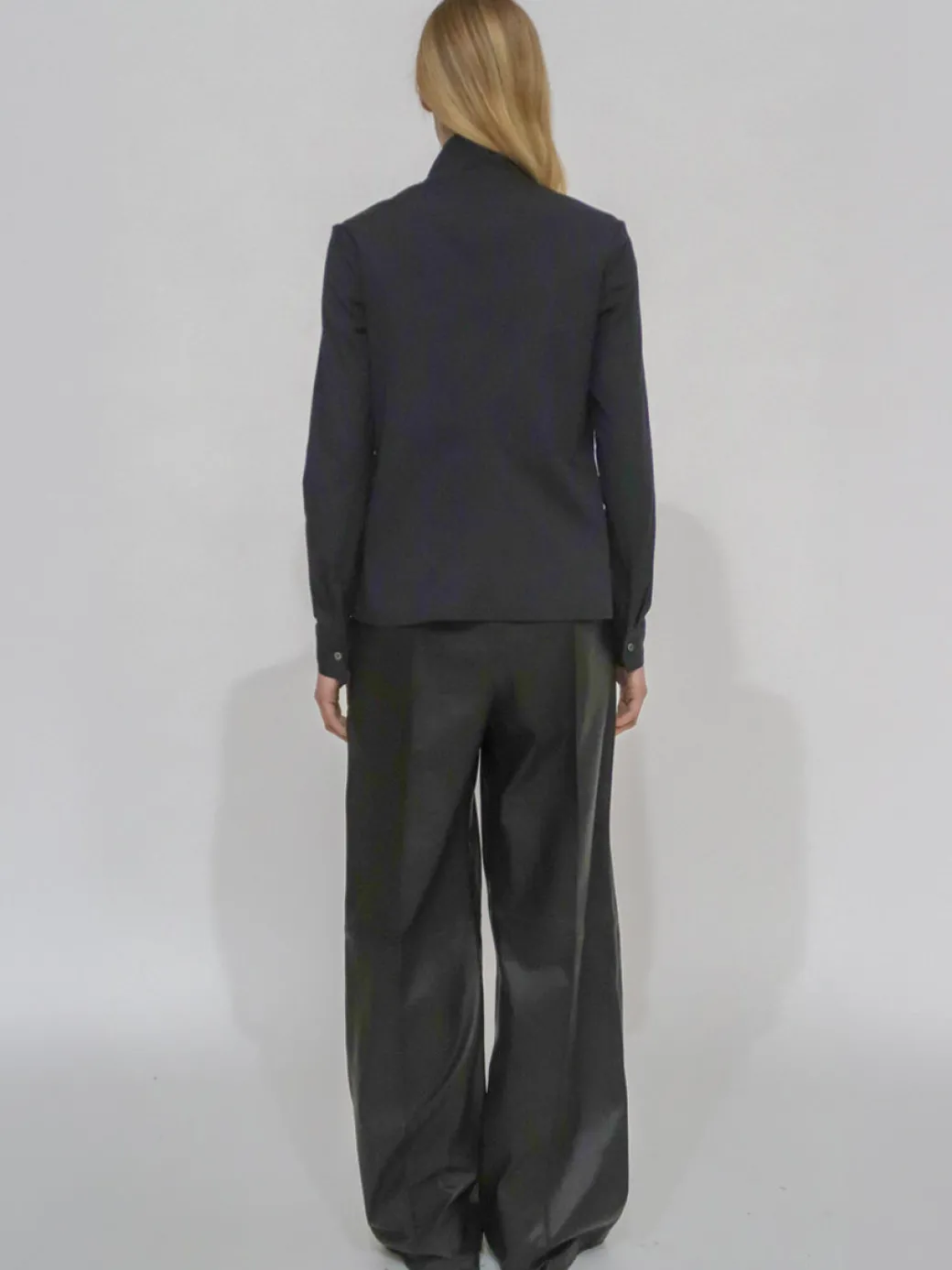 SLIM ZIP-UP SHIRT