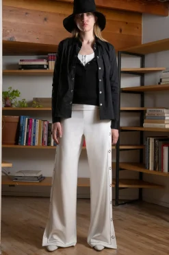 SNAP STRAIGHT LEG PANT
