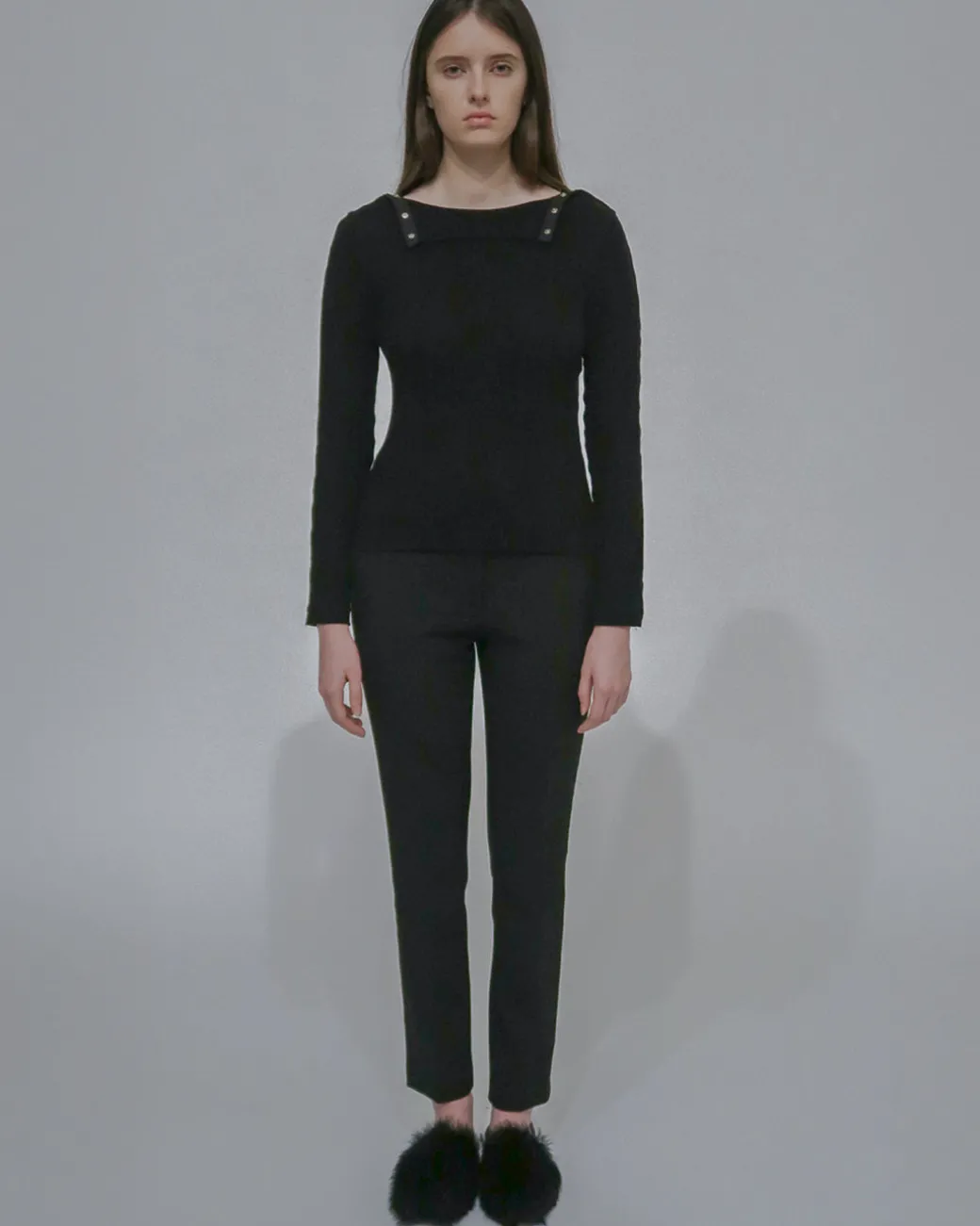 SNAP TURTLENECK TOP