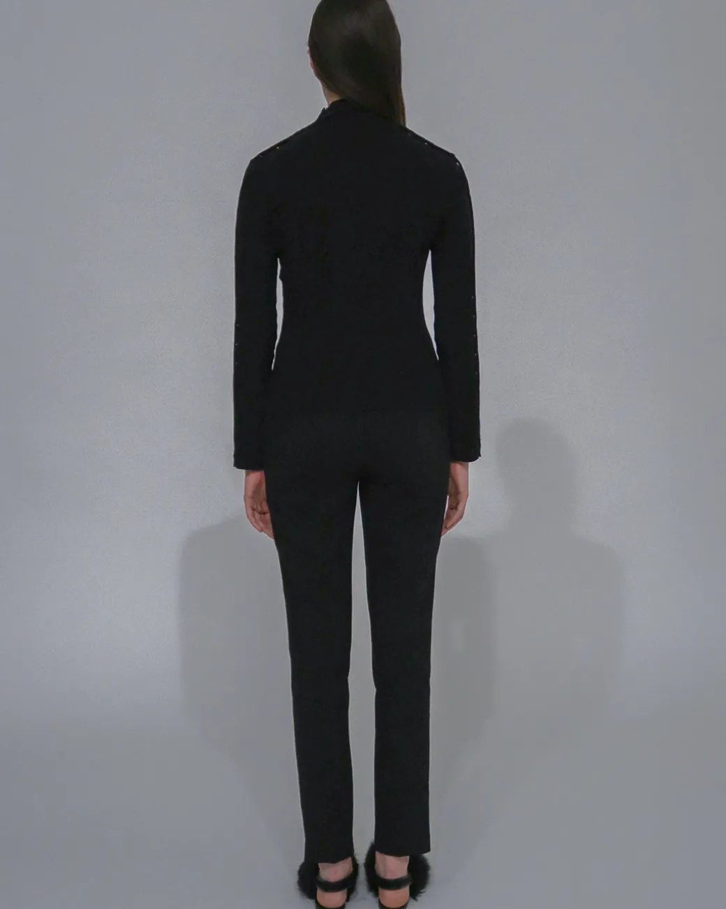 SNAP TURTLENECK TOP