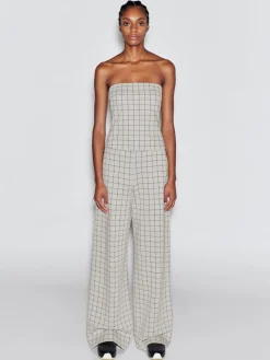 STRAPLESS BANDEAU - WINDOWPANE