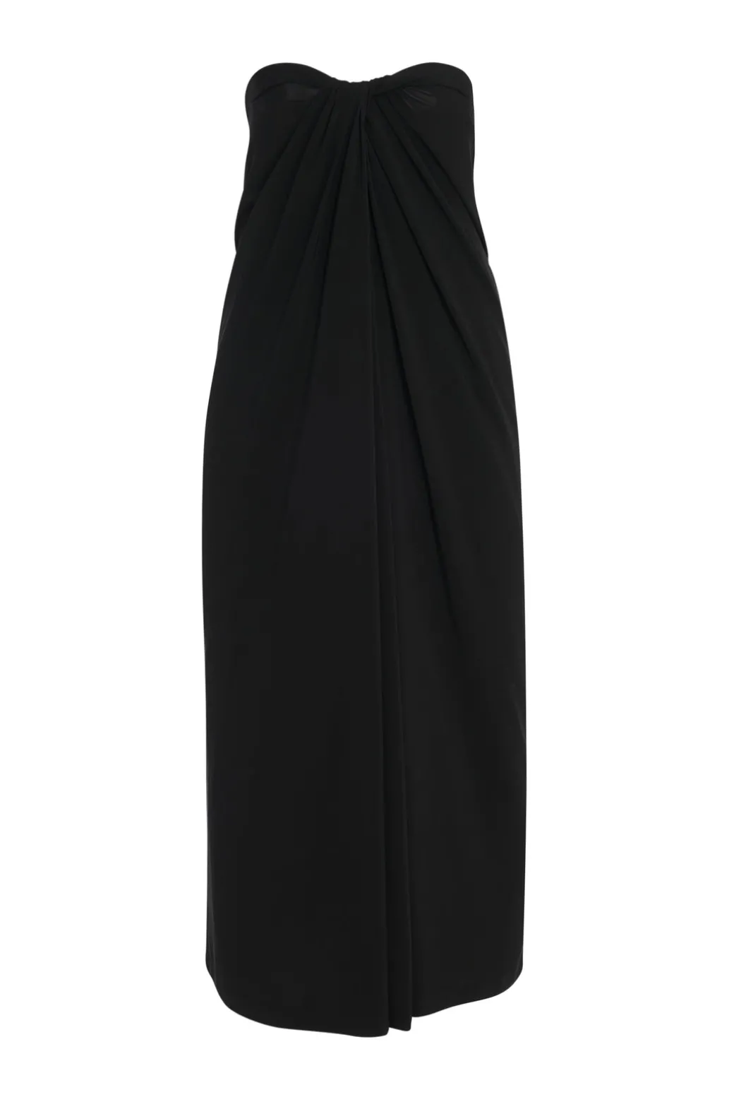 STRAPLESS TWIST FRONT DRESS