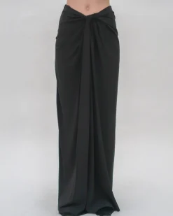 STRAPLESS TWIST FRONT DRESS