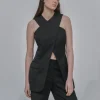 TAILORED CROSS FRONT TOP