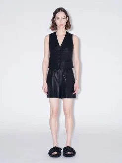 Tailored Leather Vest