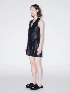 Tailored Leather Vest