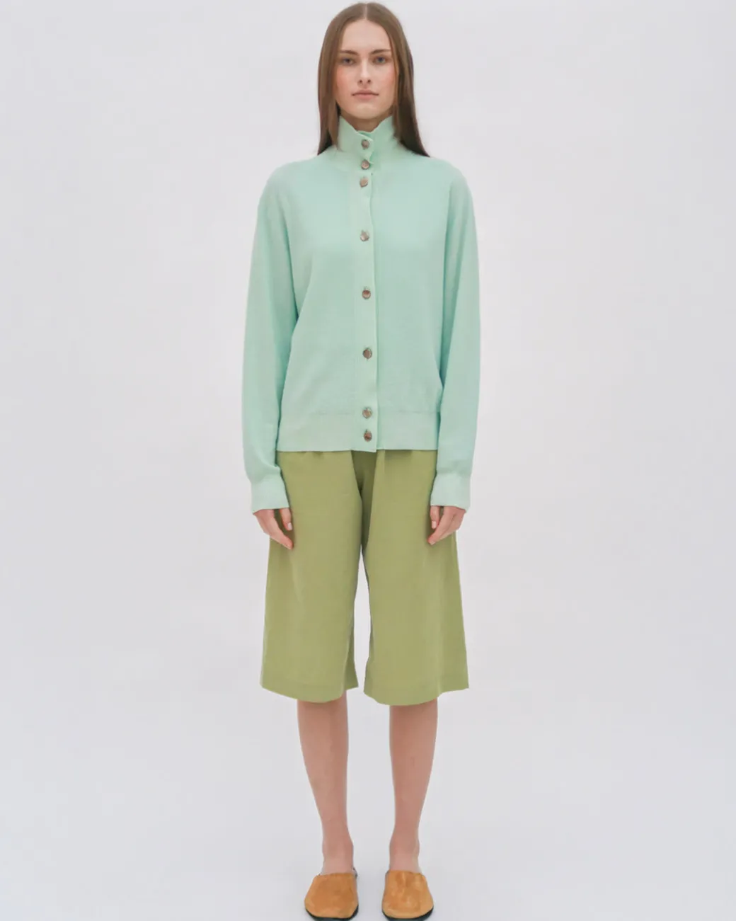 TURTLENECK CARDIGAN