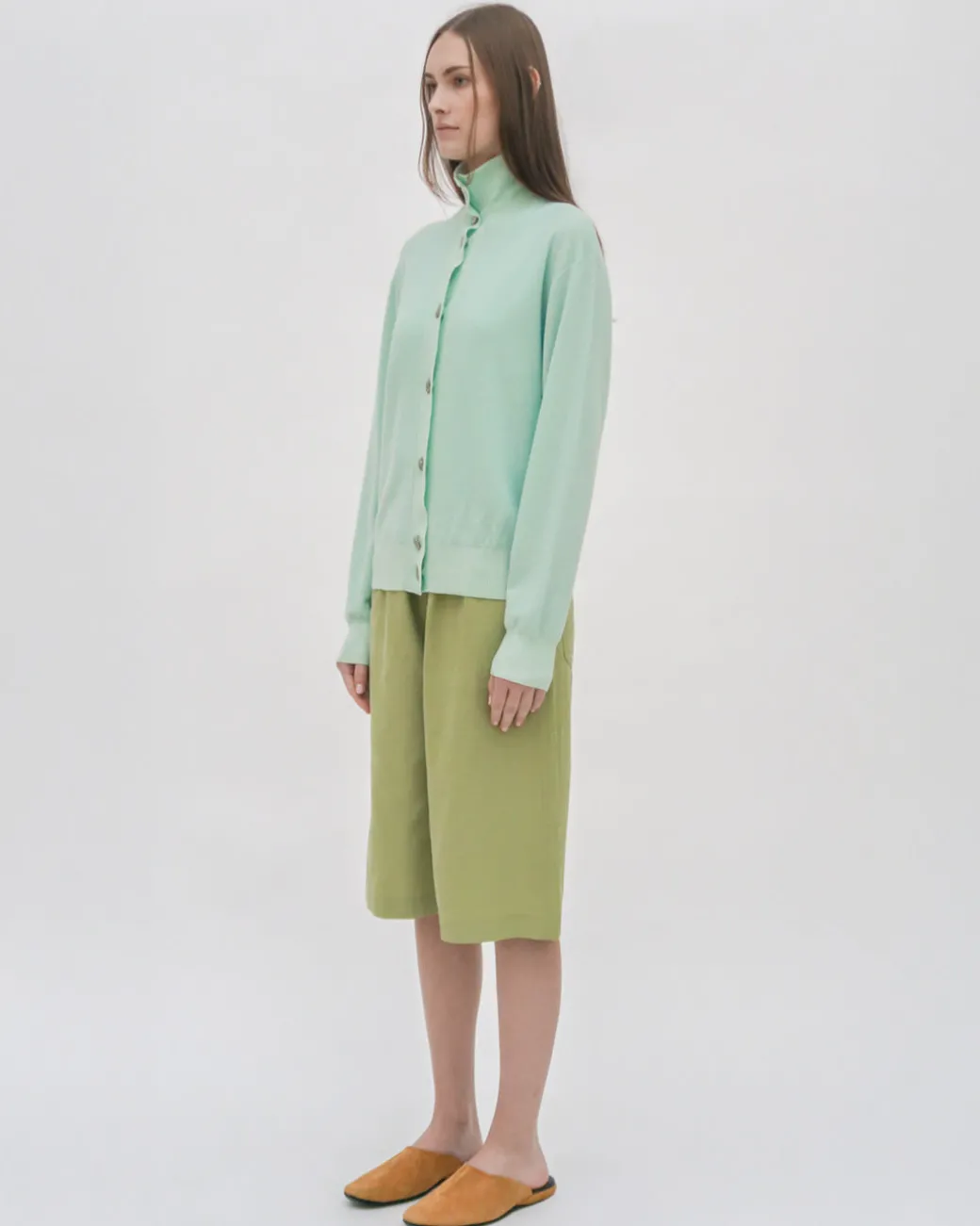 TURTLENECK CARDIGAN