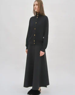 TURTLENECK CARDIGAN