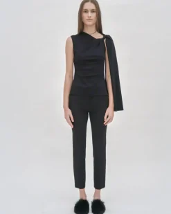 TWIST CAPE TOP