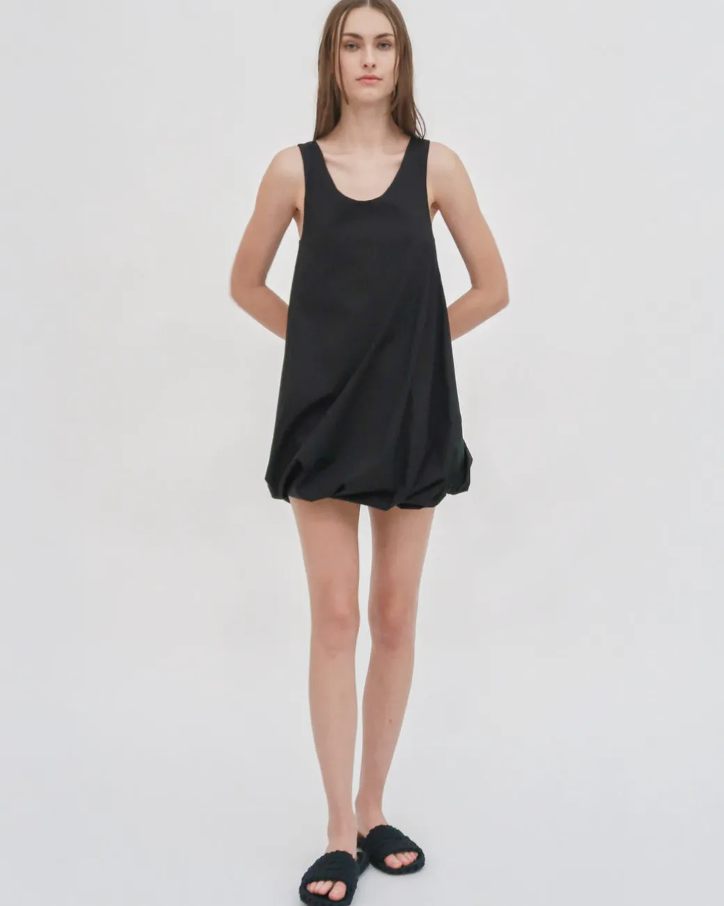 TWIST HEM TANK DRESS