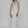 TWIST STRAPLESS DRESS