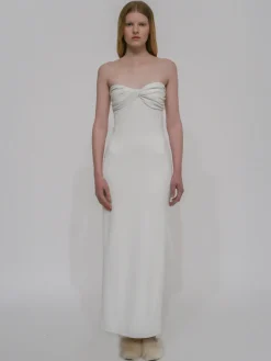 TWIST STRAPLESS DRESS