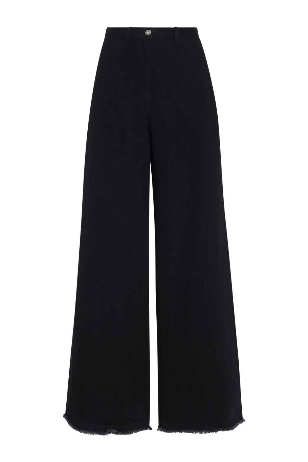WIDE FLARE PANT - BLACK DENIM