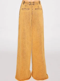 WIDE FLARE PANT - DENIM