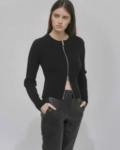 ZIP UP CARDIGAN