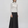 ZIP UP TURTLENECK TOP