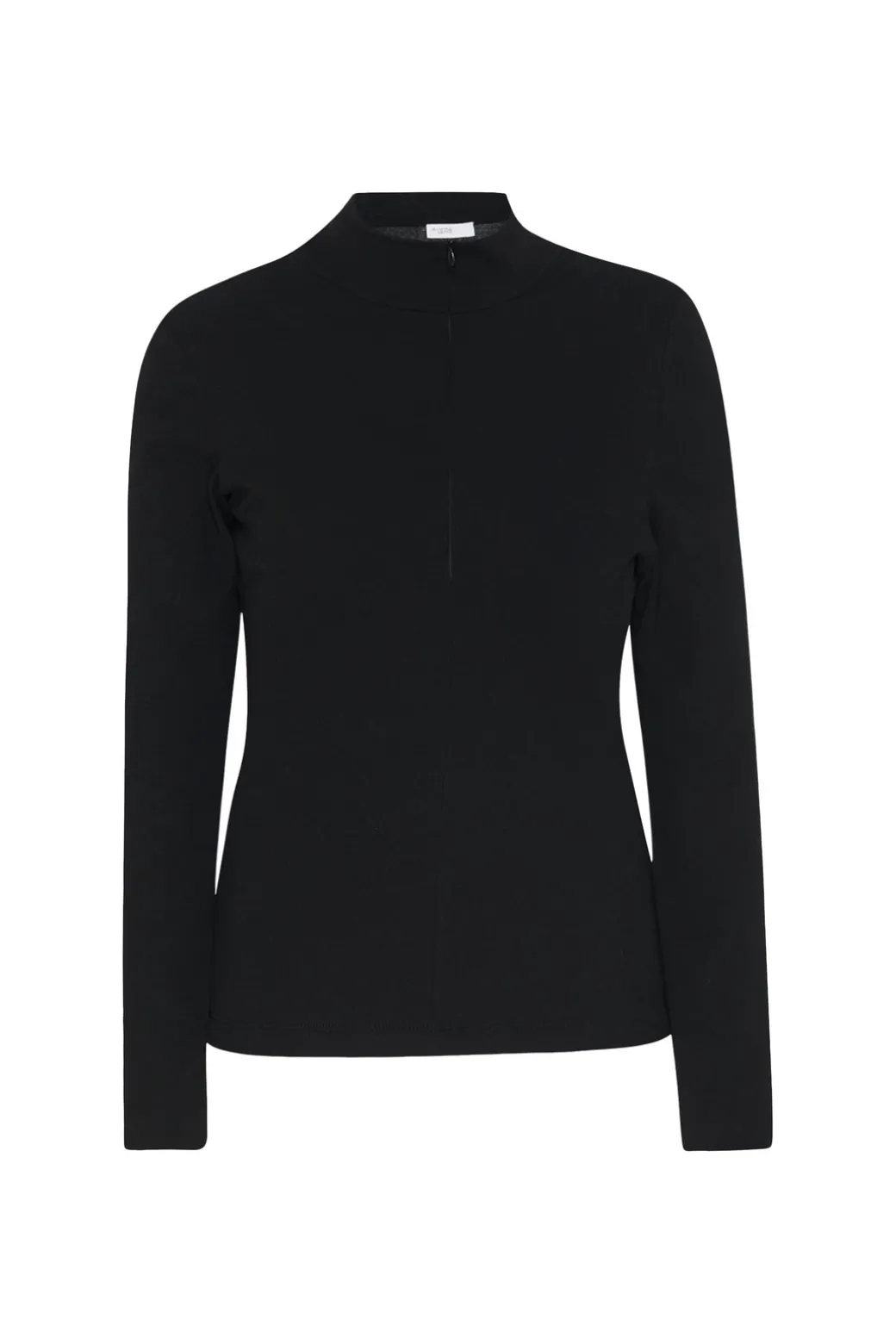 ZIP UP TURTLENECK TOP